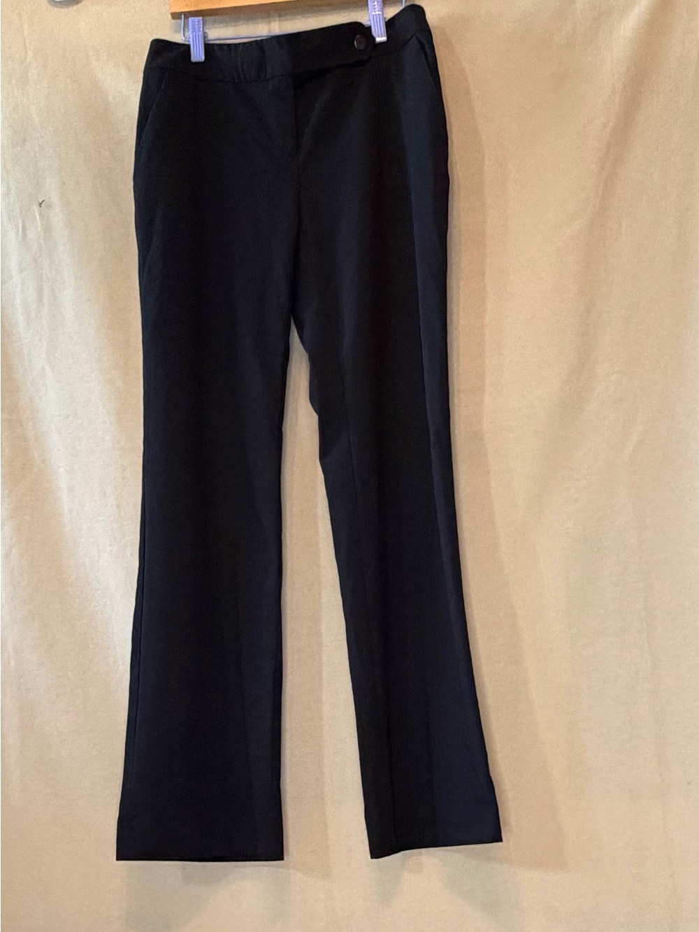 Calvin Klein Black Straight-Leg Dress Pants